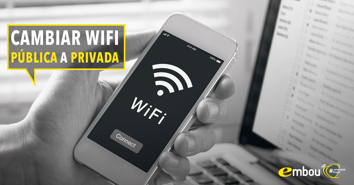 Cómo cambiar una red wifi pública a privada