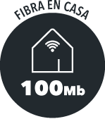 FIBRA EN CASA 100mb