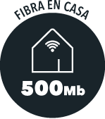 FIBRA EN CASA 500mb