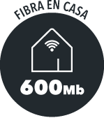 FIBRA EN CASA 600mb
