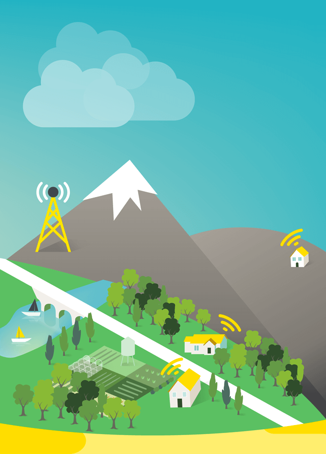 Wimax te ofrece Internet sin cables en zonas rurales de Aragón