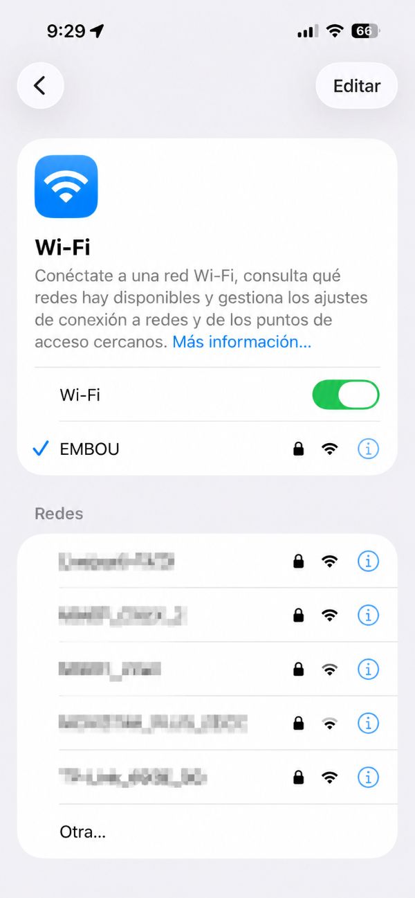 Cómo saber la dirección IP de un iPhone - Paso 2
