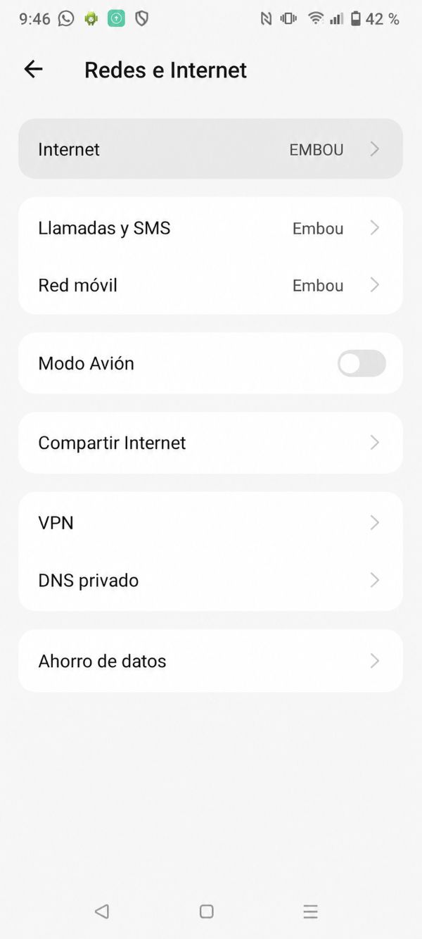 Cómo saber la dirección IP desde un Android - Paso 2