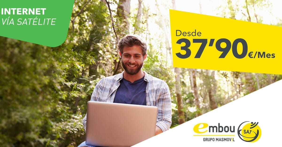 El grupo MÁSMÓVIL ofrece Internet vía satélite al 100% de la población española El grupo MÁSMÓVIL ofrece Internet vía satélite al 100% de la población española